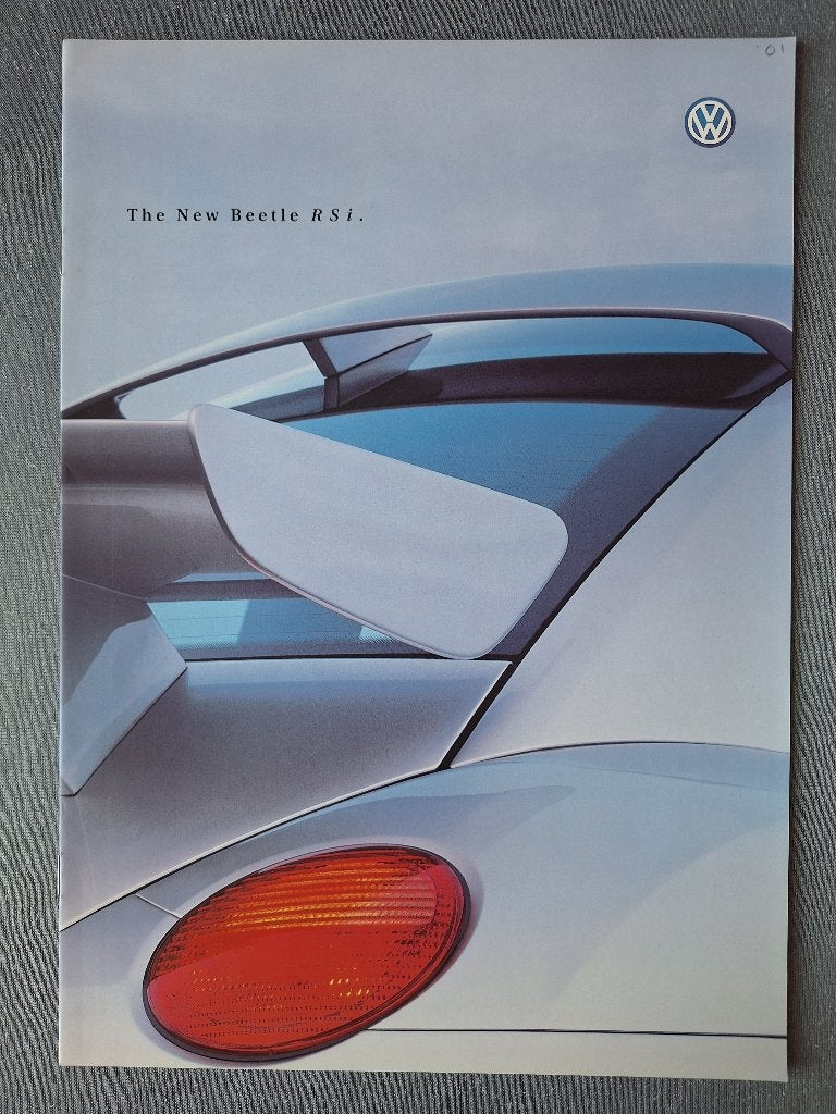 Brochure VW New Beetle RSi - 2000 Engels, Verzenden, Zo goed als nieuw, Volkswagen