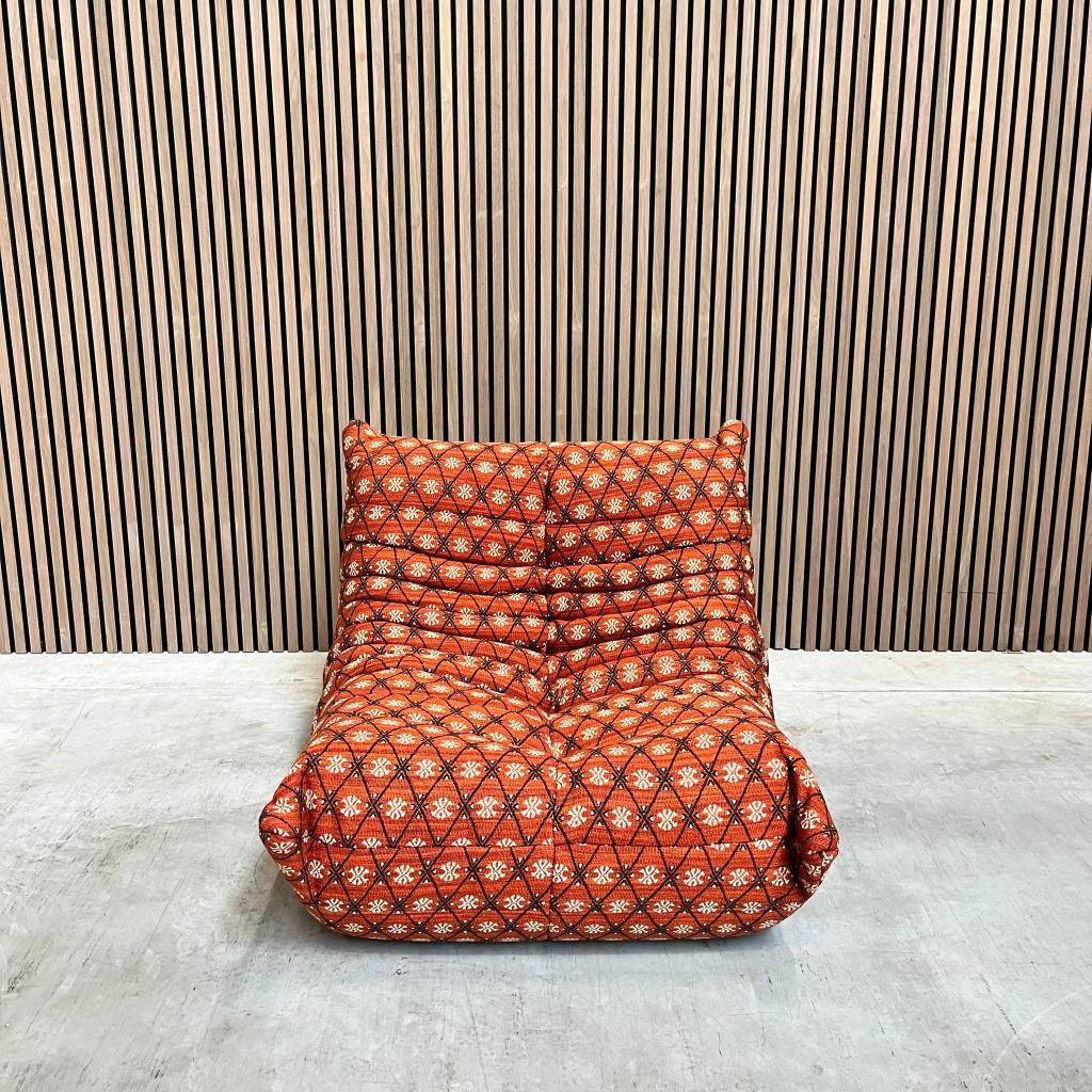 Ligne Roset Togo Fireside Chair 1-zits | Pierre Frey, Ophalen of Verzenden