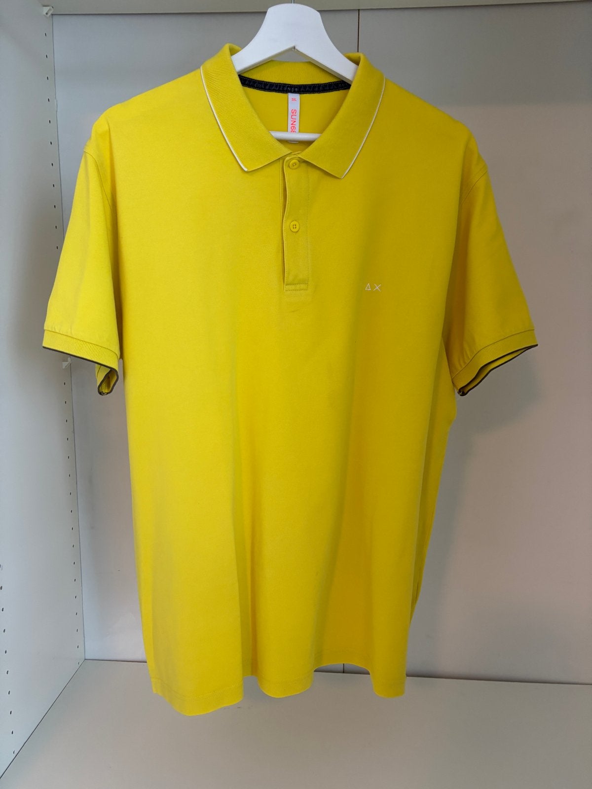 Geel SUN68 poloshirt - Maat 3XL, Kleding | Heren, Ophalen of Verzenden, Zo goed als nieuw, Overige maten, Geel