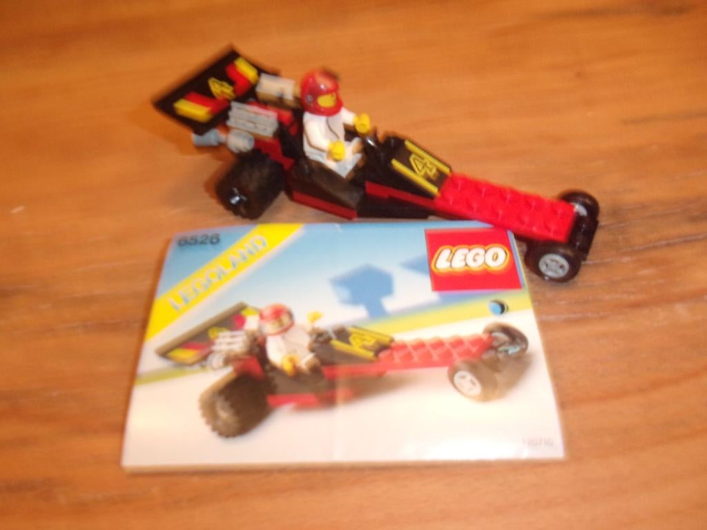 Lego Town  6526-1 Red Line Racer uit 1989, Ophalen of Verzenden, Gebruikt, Complete set, Lego