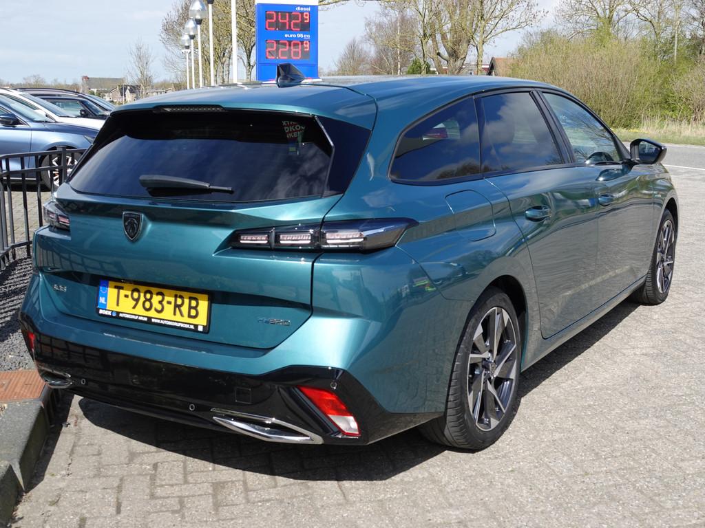 Peugeot 308 SW 1.6 PHEV 180PK Allure AUT H-LEER | NAVI | CAM, Auto's, Gebruikt, Euro 6, 4 cilinders, 181 pk