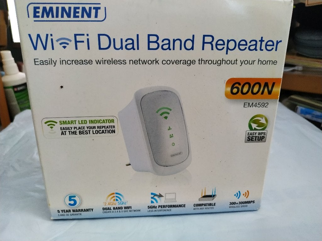 Eminent EM4592 Dual Band Wifi Versterker, Ophalen of Verzenden, Nieuw, Eminent