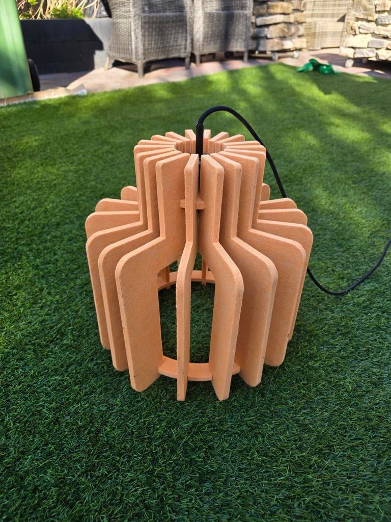 Mooie hanglamp vilt Rollo 4 stuks, Huis en Inrichting, Lampen | Hanglampen, Ophalen, Zo goed als nieuw, Stof, Minder dan 50 cm