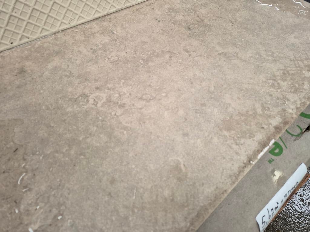 5,76m² keramische tegels beige = 14 tegels 90x45x2, Tuin en Terras, Tegels en Klinkers, Ophalen, Gecoat, Keramiek, Nieuw