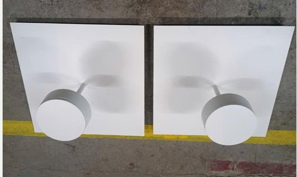 plafondlamp 2x Anta lamp Nest wit €125/stuk, Ophalen, Gebruikt, ., .