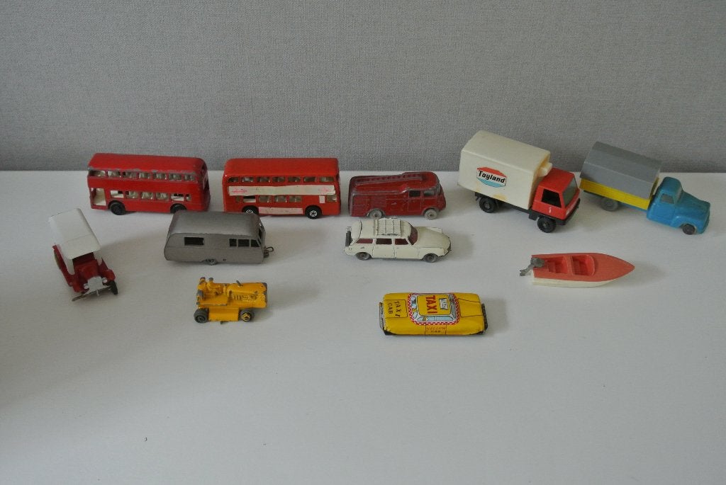 oude modelautootjes o.a. lesney, best box, Overige merken, Gebruikt, Ophalen of Verzenden, Groter dan 1:32