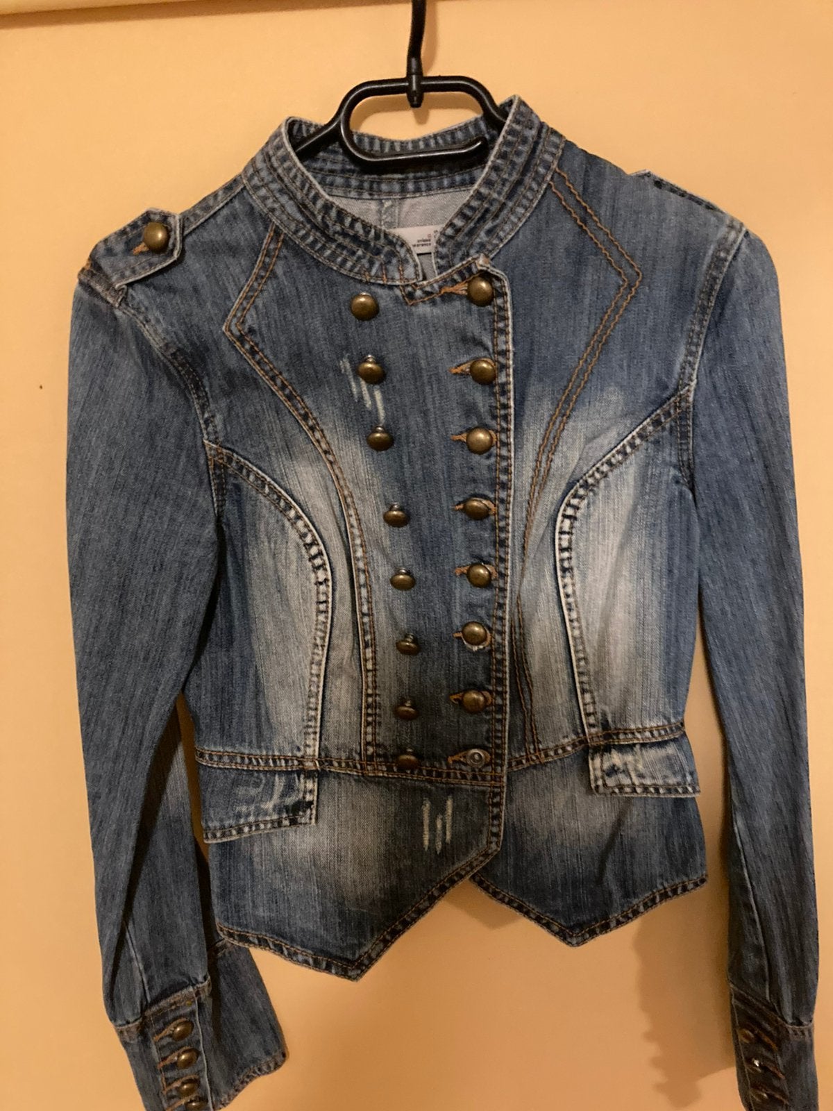 Only jeans spijkerjas Maat S, Ophalen of Verzenden, Gedragen, Maat 38/40 (M), Blauw
