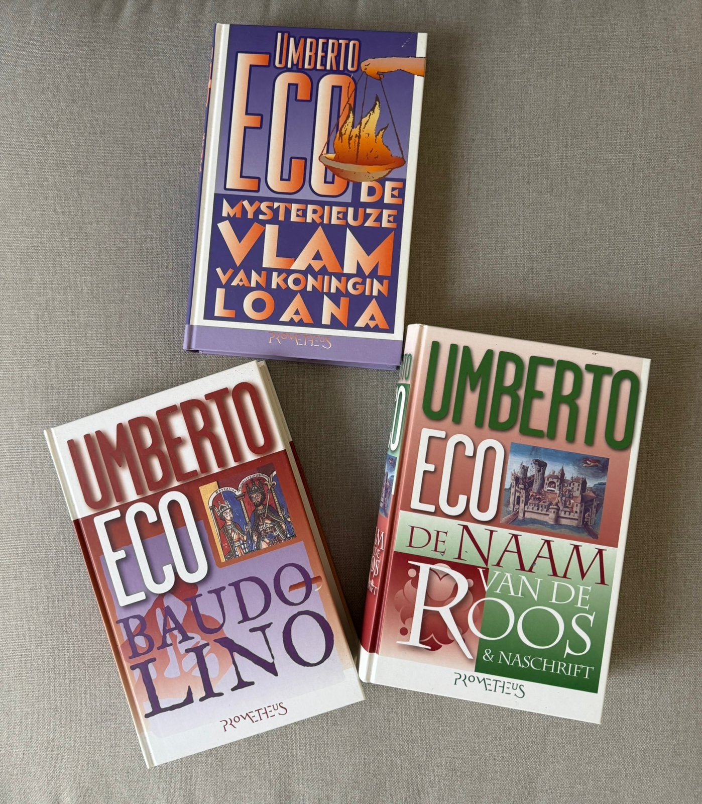 Umberto Eco, Ophalen, Zo goed als nieuw