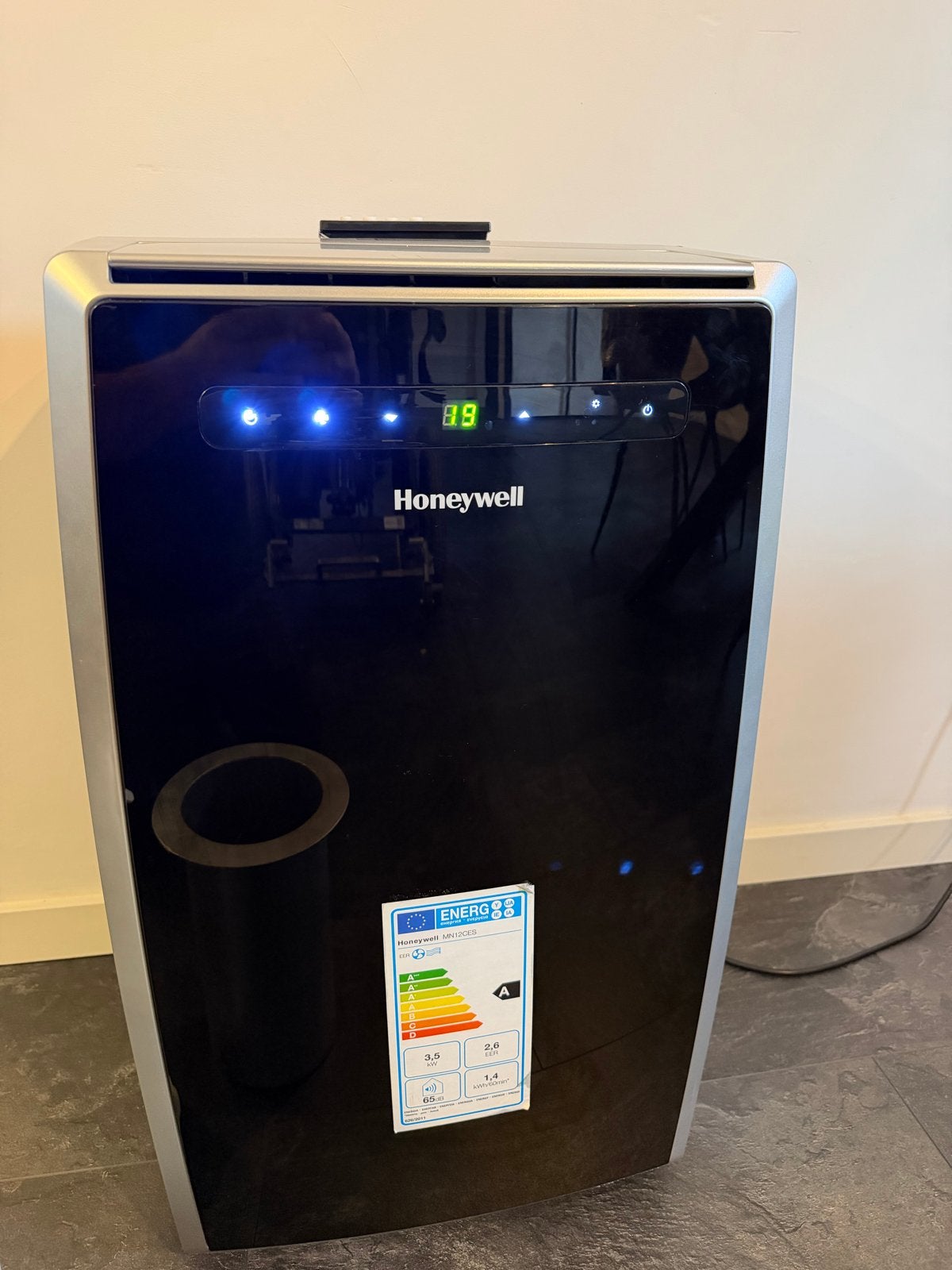 Honeywell Mobiele Airco met Afstandsbediening en Timer, Minder dan 60 m³, 3 snelheden of meer, Ophalen of Verzenden, Zo goed als nieuw
