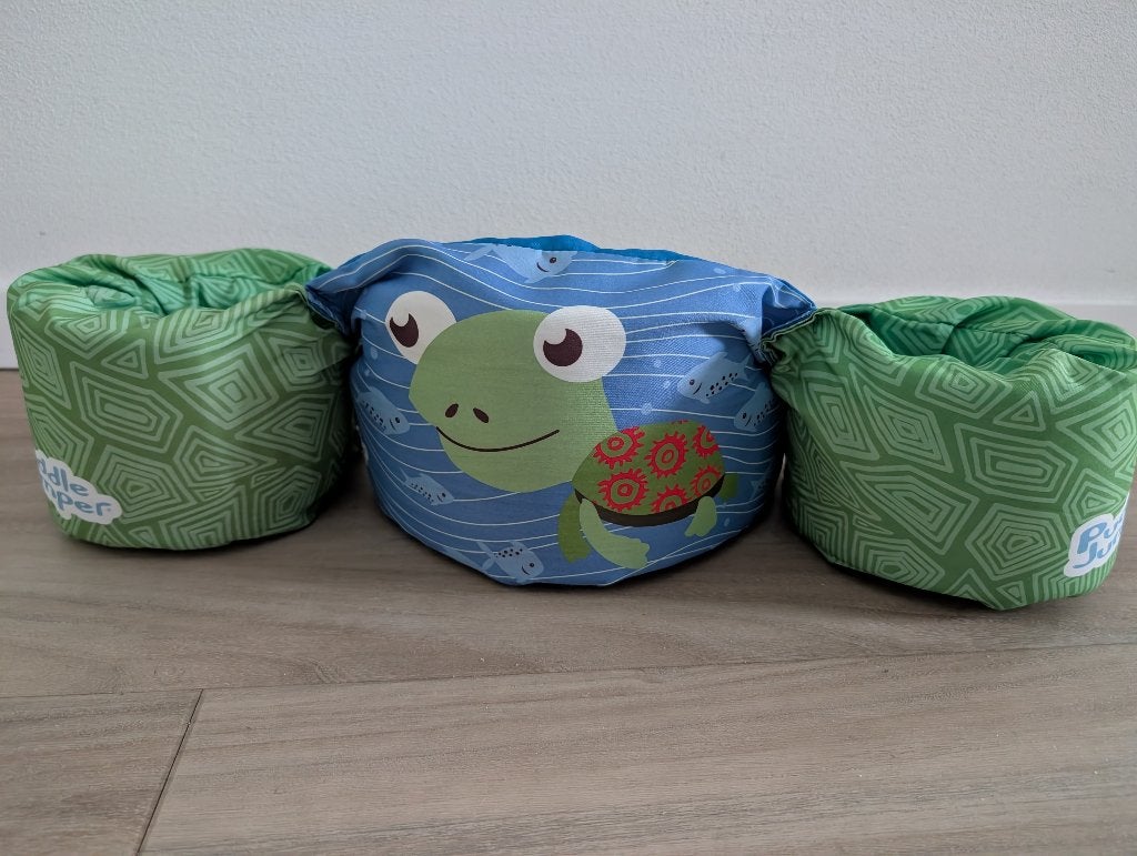 Puddle jumper turtle / schildpad zwembandje 15-30 kg, Jongen of Meisje, One size, Ophalen of Verzenden, Zo goed als nieuw