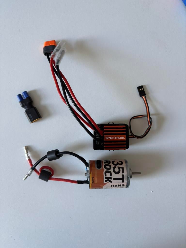 Spektrum 40a ESC + Axial 35t 550 motor, Ophalen of Verzenden, Zo goed als nieuw