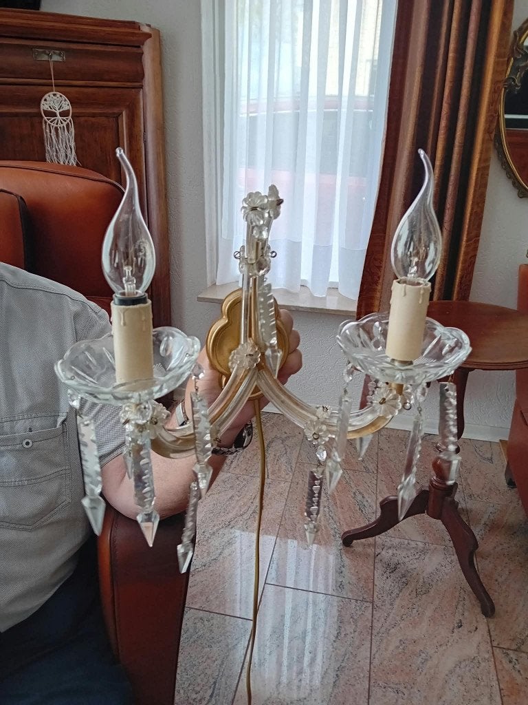 Franse wandkroonluchter, Antiek en Kunst, Ophalen of Verzenden