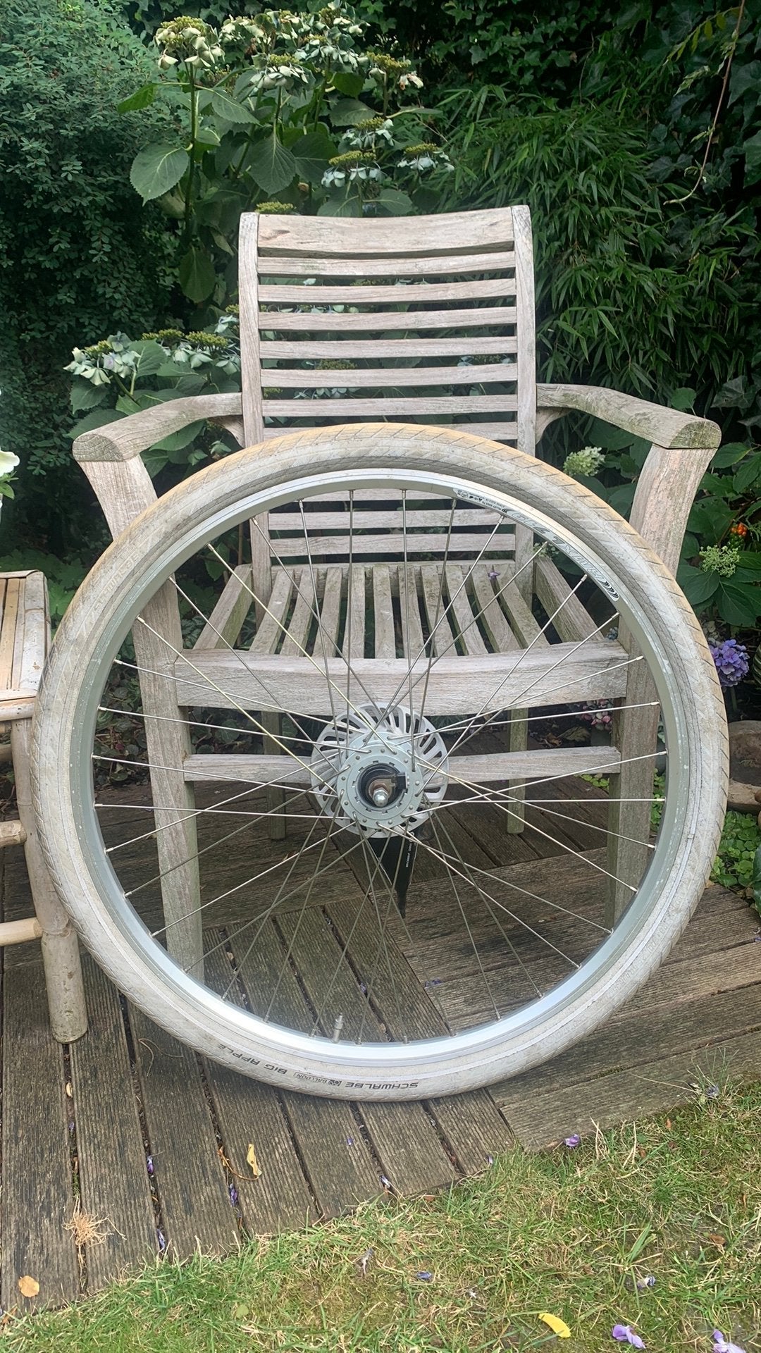 Alu velg 28 inch + rollerbrake, Ophalen, Zo goed als nieuw, Wiel, Aluminium