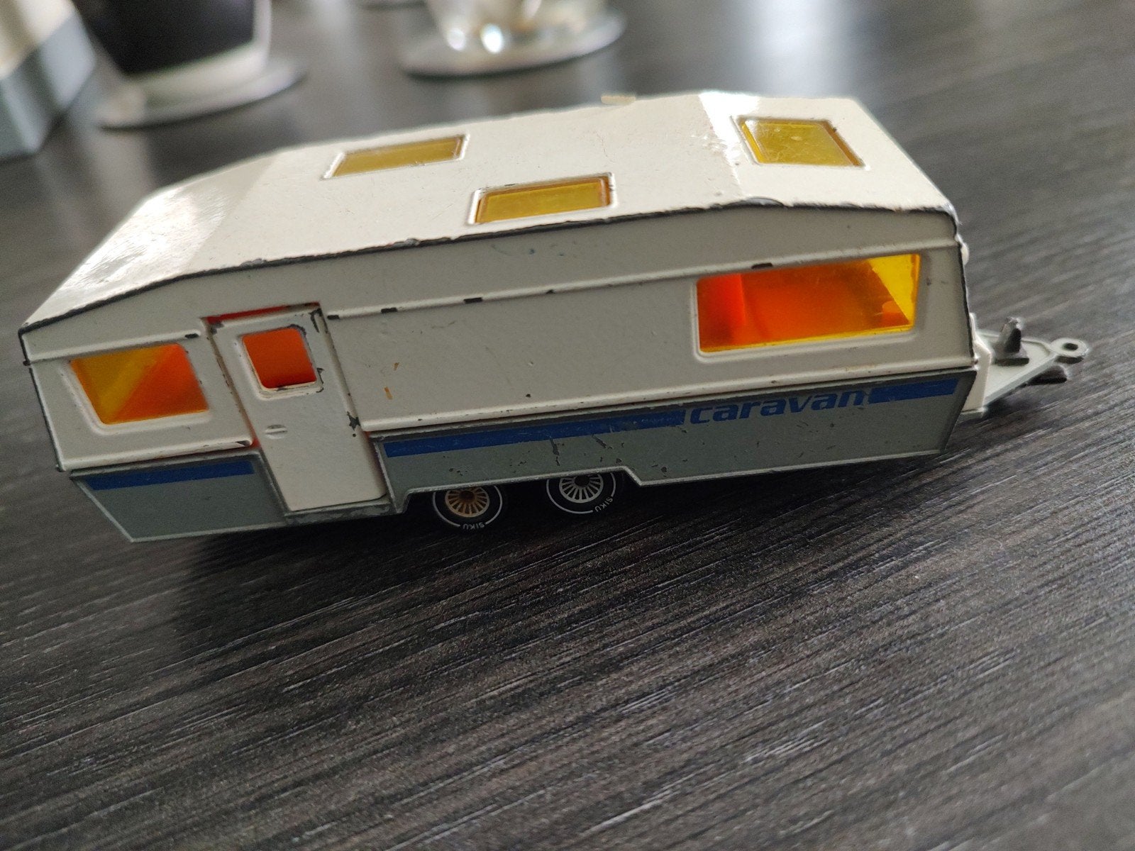 Siku Caravan 2518 - Vintage caravan Made in W. Germany, Ophalen of Verzenden, Gebruikt, Overige typen