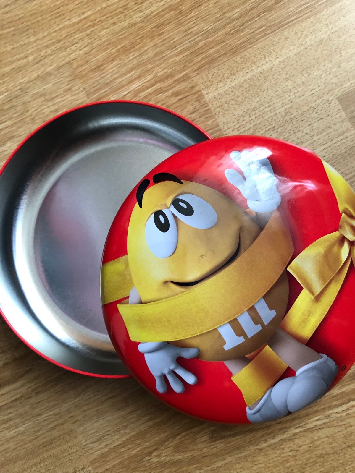M&M's Pinda Chocolade Blik - Leeg, Diversen, Ophalen of Verzenden, Gebruikt