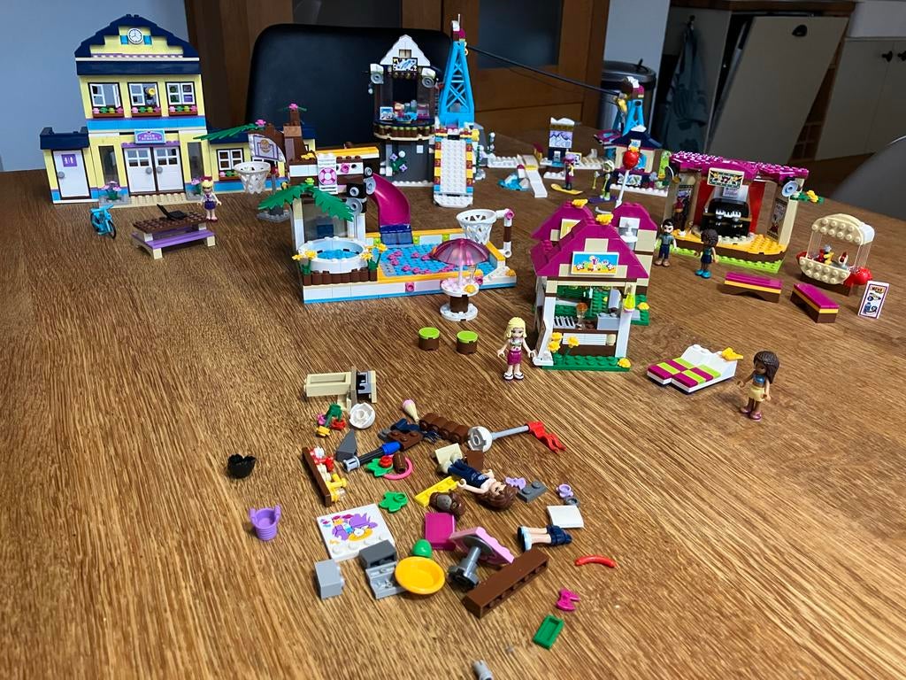 Diverse LEGO sets met boekjes, Ophalen of Verzenden, Gebruikt, Losse stenen, Lego