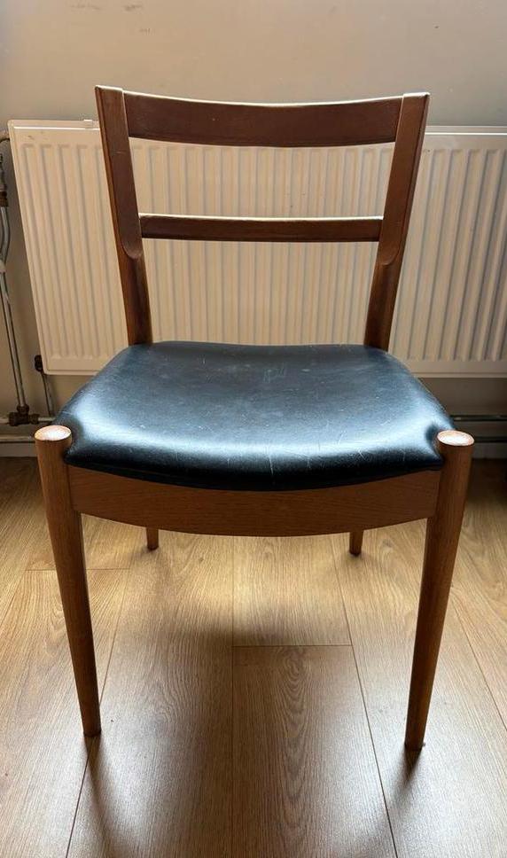 Vintage ikea stockholm stoel, Ophalen, Gebruikt, Zwart, Eén