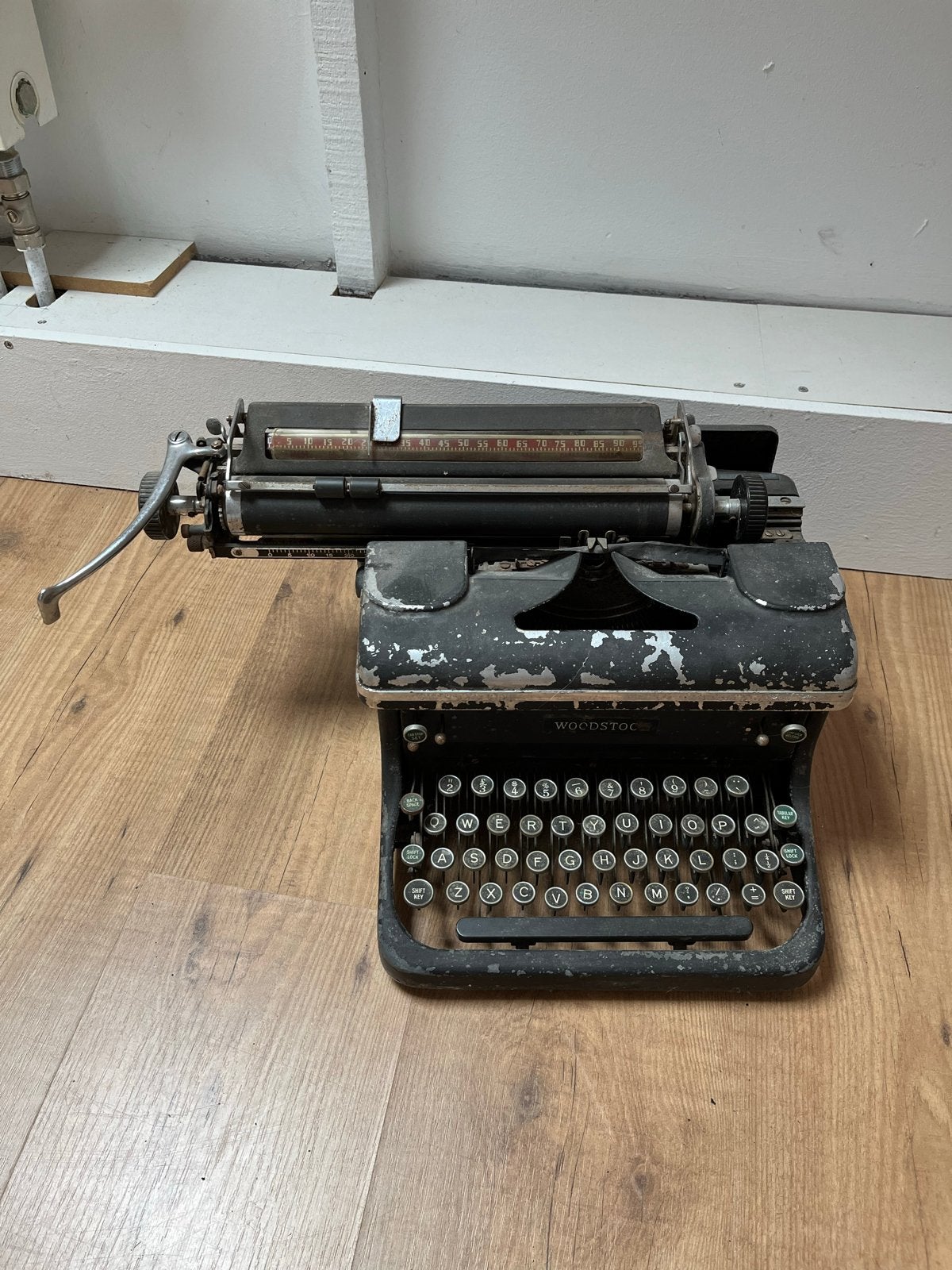 Vintage Woodstock typemachine, Diversen, Typemachines, Ophalen, Gebruikt