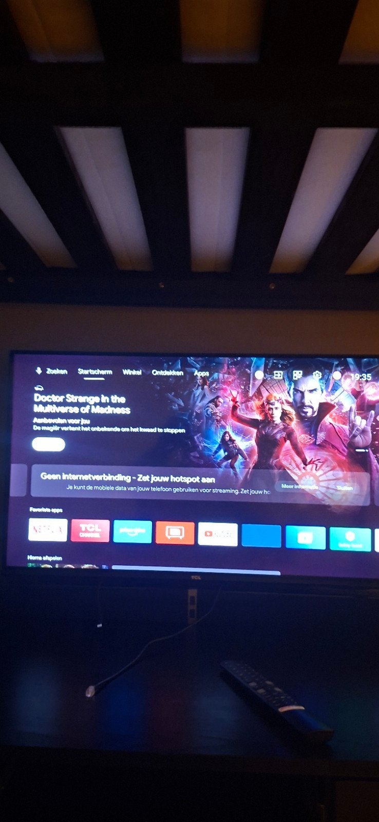 TCL tv 32 inch, Ophalen