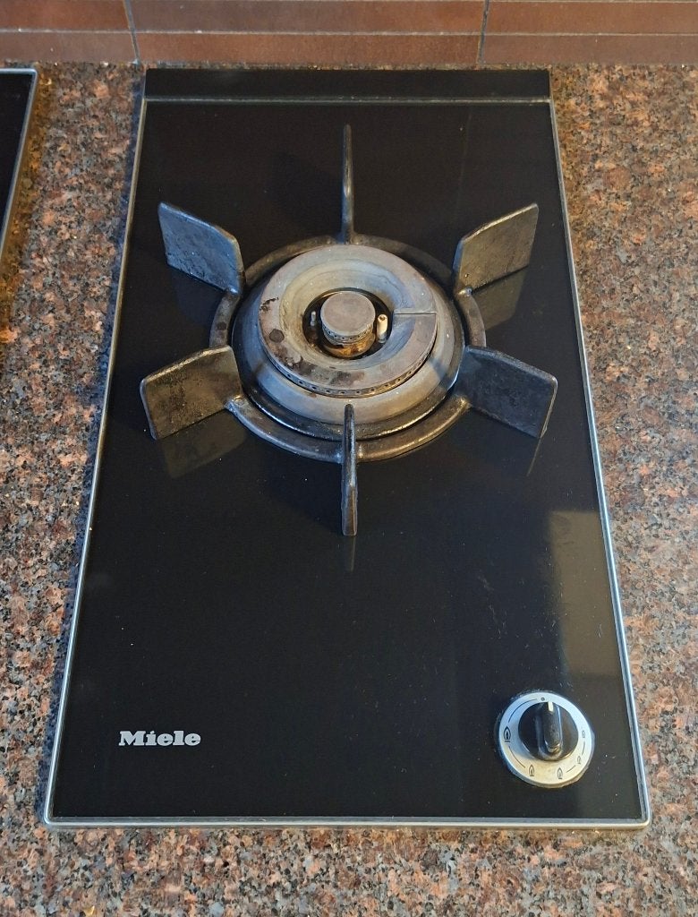 Miele wokbrander KM406, Witgoed en Apparatuur, Ophalen, Gebruikt, Inbouw, Gas