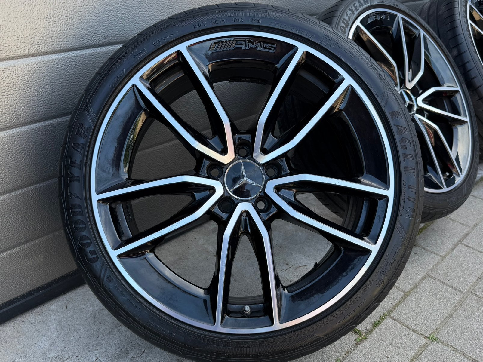 19” INCH C43 AMG MERCEDES Breedset Origineel Zomer 5x112, 19 inch, Banden en Velgen, Ophalen of Verzenden, Zomerbanden