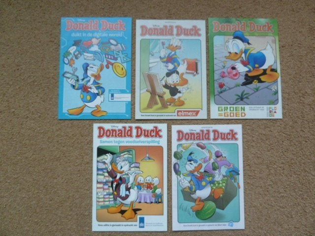 5 x Donald Duck in opdracht van, Eén stripboek, Ophalen of Verzenden, Zo goed als nieuw
