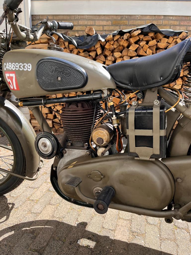 Norton 16H uit 1942 - Inclusief helm en tassen, Gebruikt, Overig, 1 cilinder