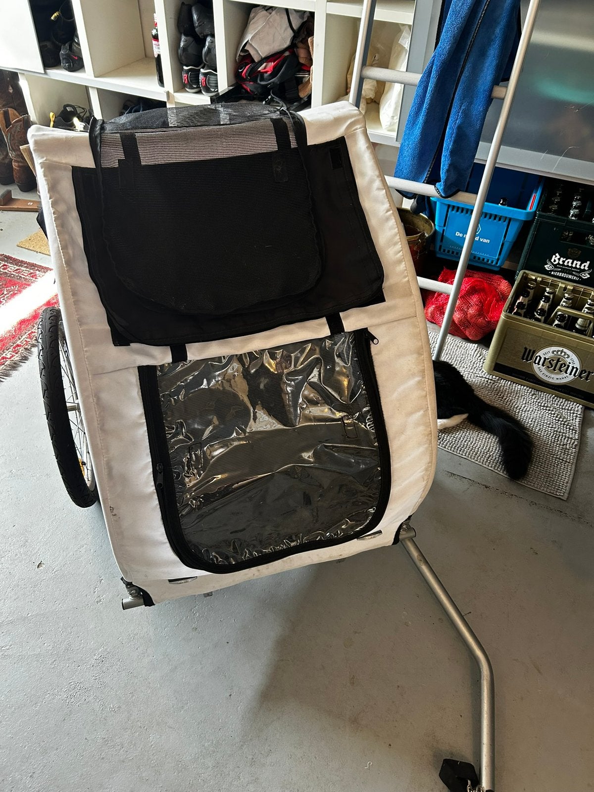 Fietskar voor grote hond, Ophalen, Gebruikt, Vering, 20 tot 40 kg