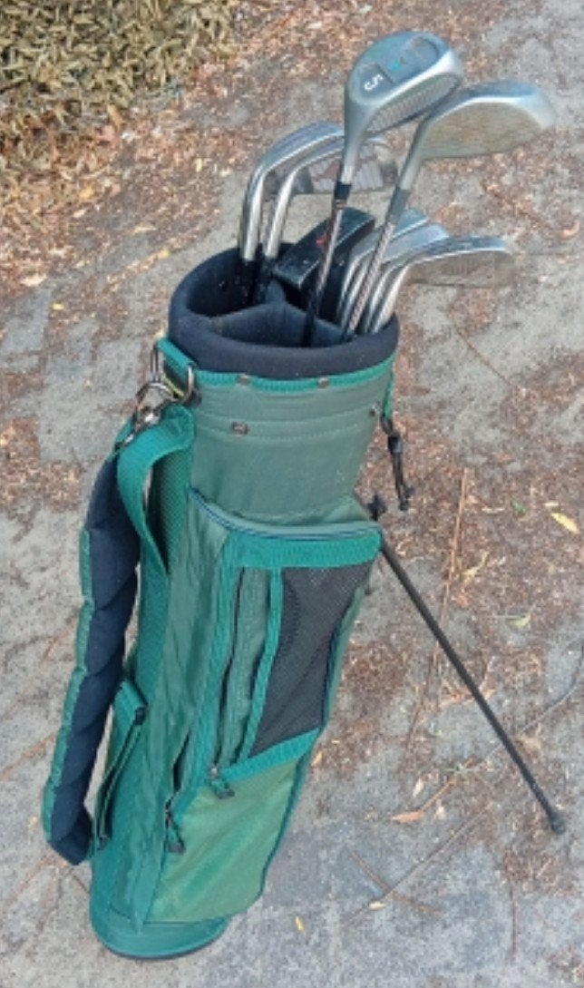 Macgregor -1 inch kortere stalen golfset met golftas, Ophalen of Verzenden, Gebruikt, Set