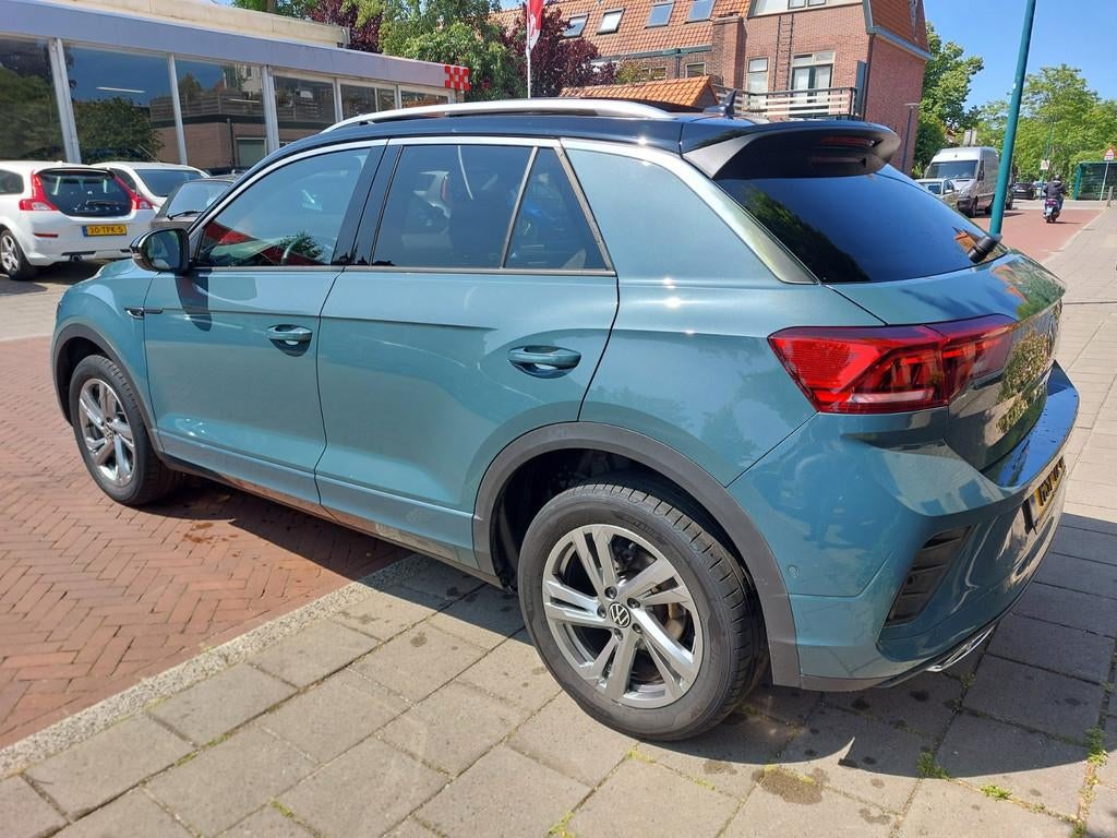 Volkswagen T-ROC 1.5 TSI R-Line Business Garantie mogelijk t, Auto's, Volkswagen, 12 maanden, 1258 kg, 4 cilinders, Blauw