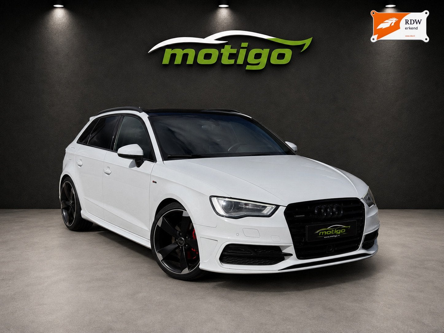 Audi A3 Sportback 2.0 TDI quattro Ambition Pro Line S, Auto's, Audi, Automaat, Euro 6, 4 cilinders, Wit
