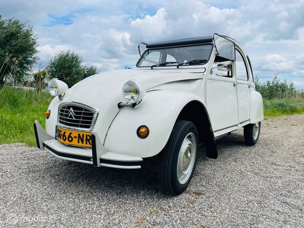 2cv6 Special blanc meije 07-1987 118.500km, Auto's, Voorwielaandrijving, 2CV, Cabriolet, 29 pk