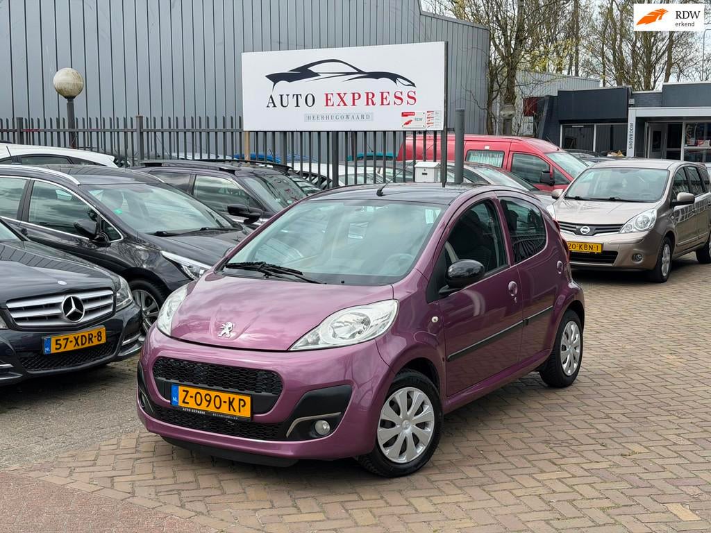 Peugeot 107 1.0 Envy/Navi/Elektrische Raam/Carplay/Nieuw Apk, Euro 5, Overige kleuren, 4 stoelen, Bedrijf