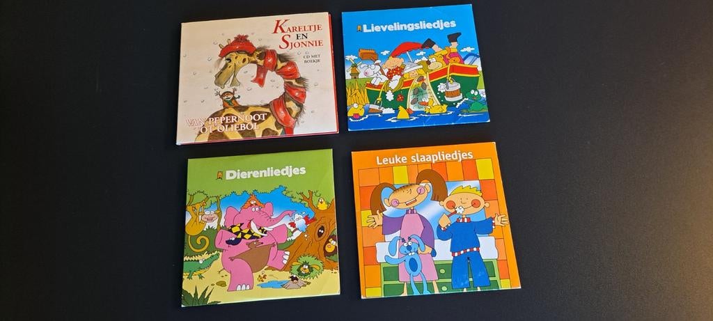 4 leuke cd's met kinderliedjes!, Cd's en Dvd's, Cd's | Kinderen en Jeugd, Ophalen of Verzenden, Zo goed als nieuw