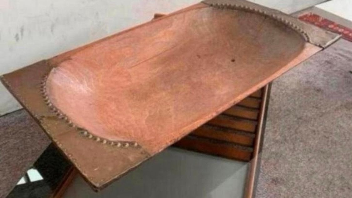 Antieke brocante vintage houten Bakkers deegbak kneed bak, Ophalen of Verzenden