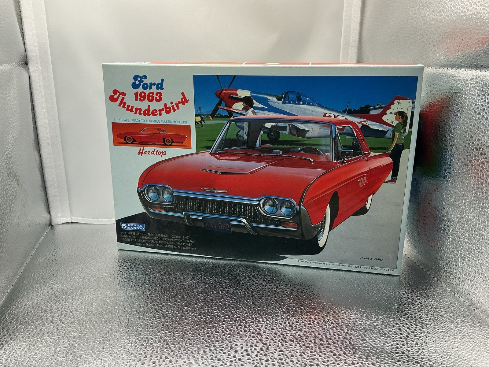 Ford 1963 Thunderbird Hardtop modelbouw kit, Overige merken, Auto, Verzenden, 1:32 tot 1:50