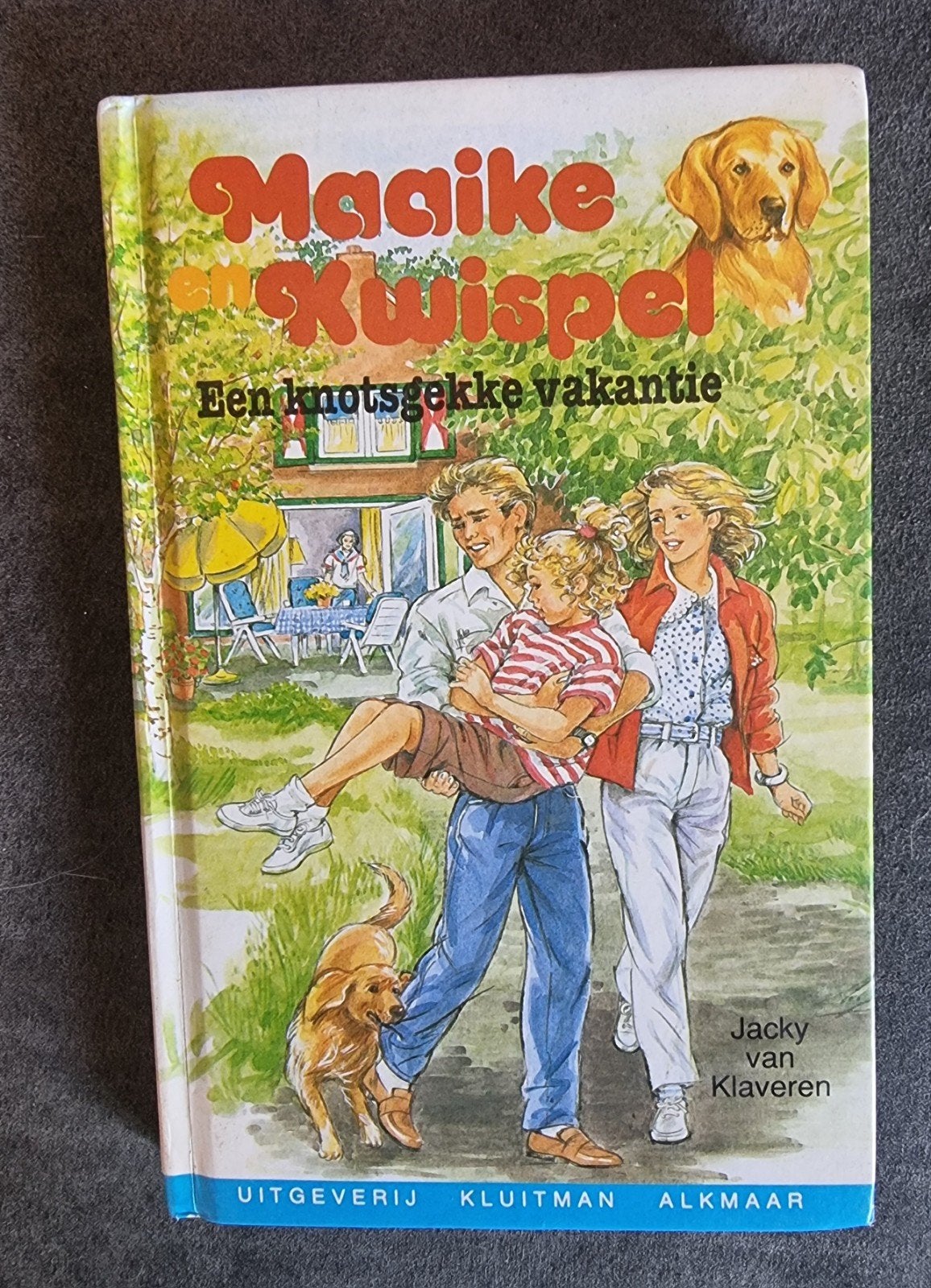 Maaike en Kwispel: Een knotsgekke vakantie - Jeugdboek, Ophalen of Verzenden, Gelezen, Jacky van Klaveren, Fictie algemeen