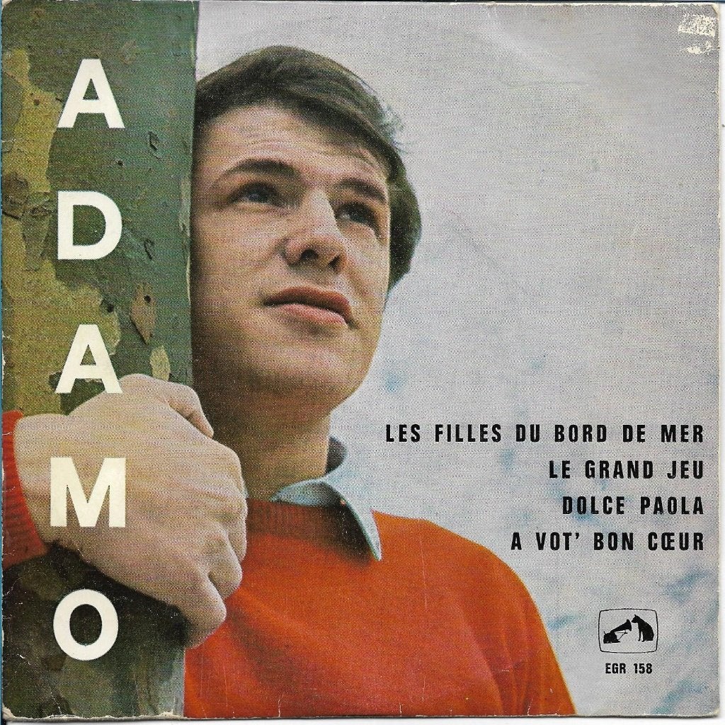 Adamo - Les filles du bord de mer (ep), Gebruikt, 7 inch, Ophalen of Verzenden, EP