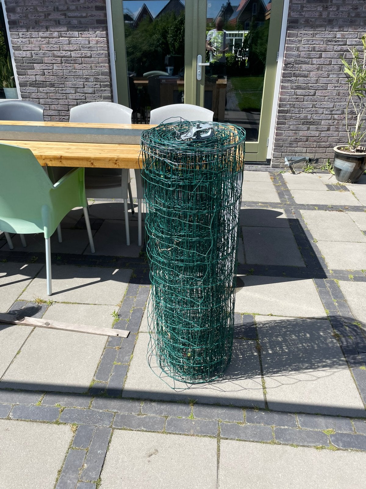 Groen gaas, Ophalen, 10 tot 20 meter