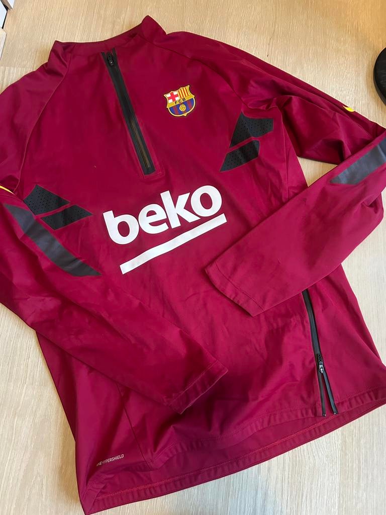 Nike barcelona jack, Ophalen of Verzenden, Zo goed als nieuw, Voetbal, Maat 48/50 (M)