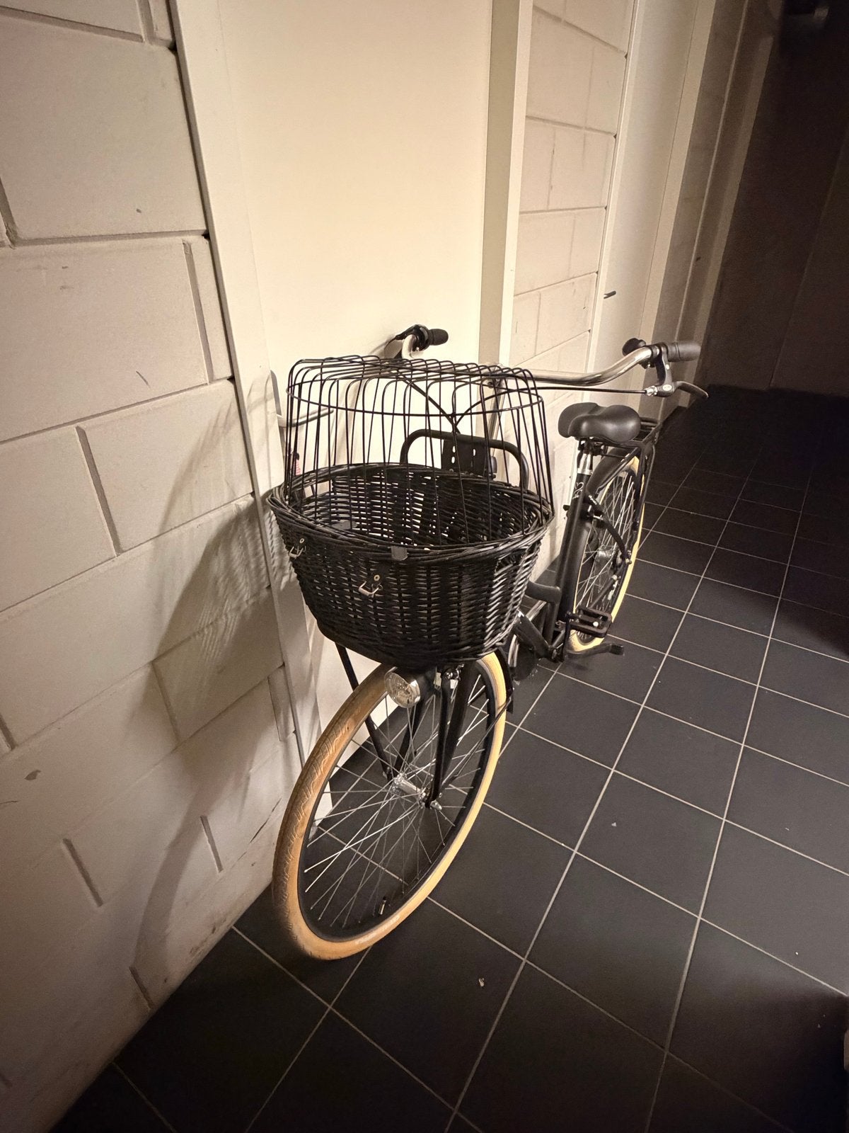 Altec omafiets met bagagedrager en fietsmand, 56 cm of meer, Ophalen, Zo goed als nieuw