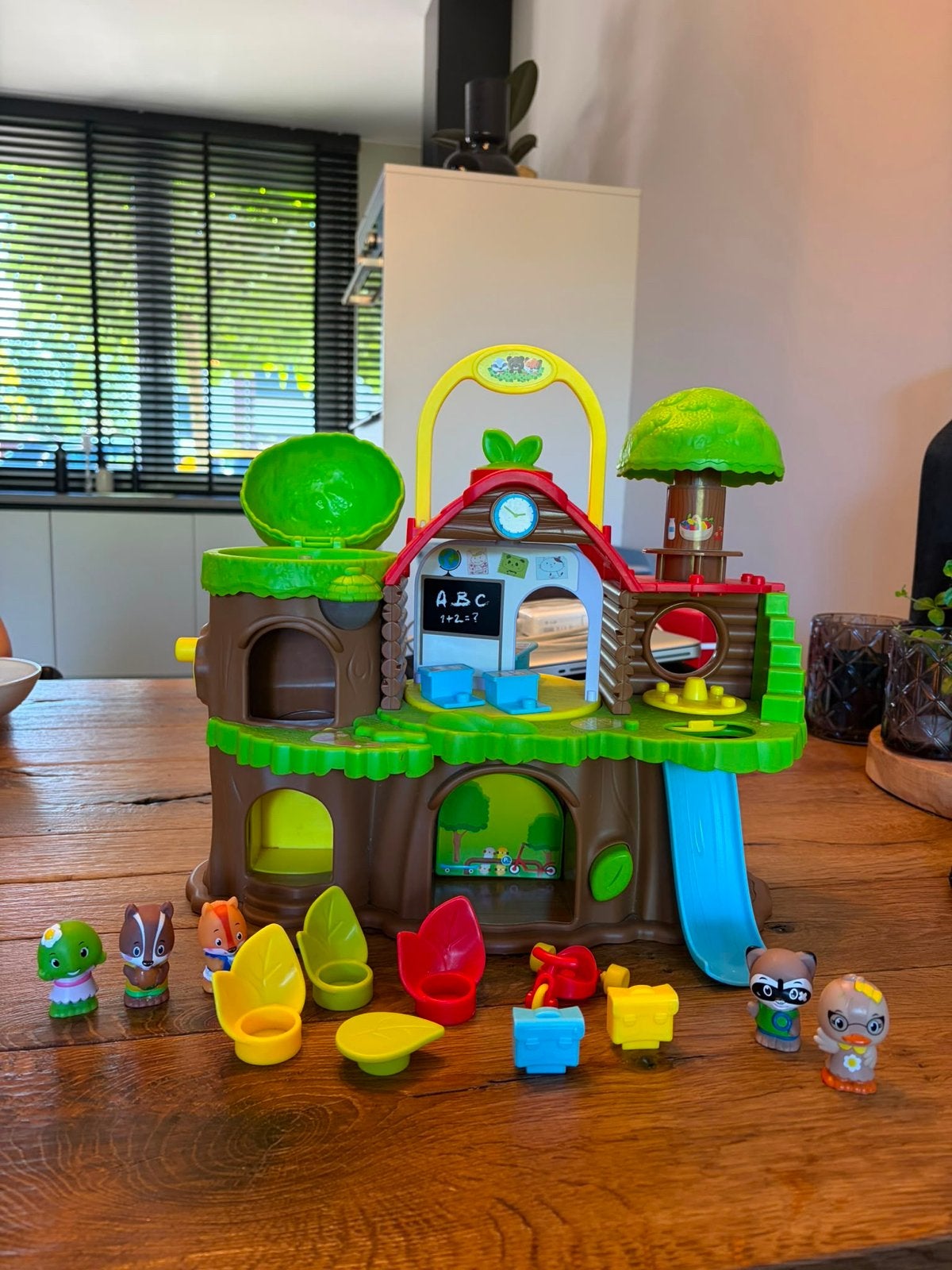 Clorofil school spelt boomhuis, Ophalen of Verzenden, Zo goed als nieuw, Jongen of Meisje
