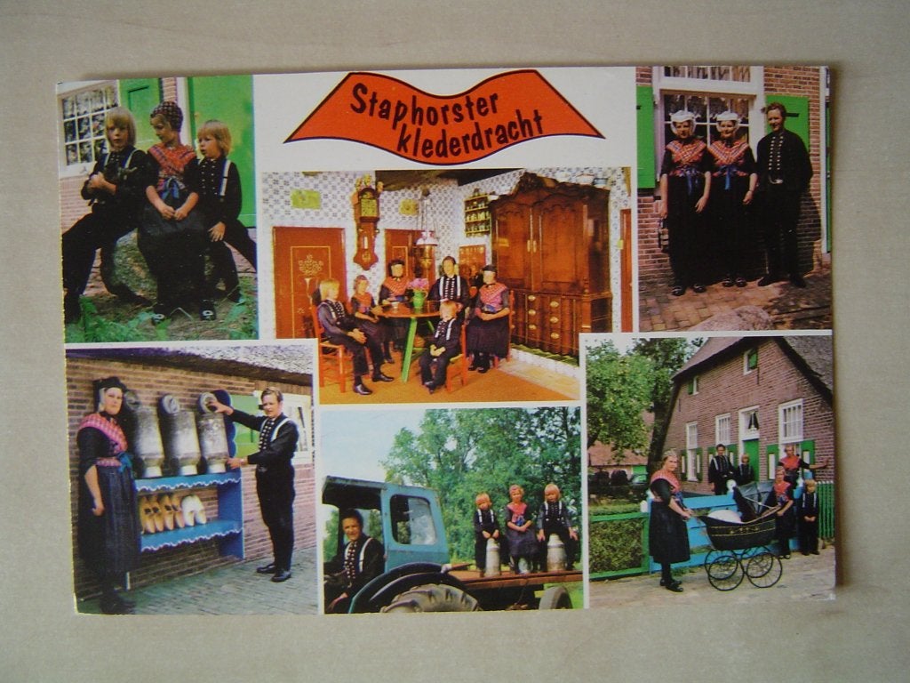 Staphorster klederdracht, Verzenden, 1980 tot heden, Gelopen, Overijssel