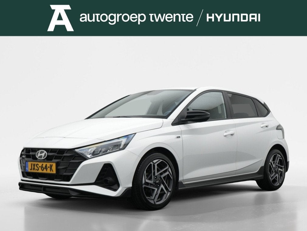 Hyundai i20 1.2 N Line | Navigatie | Private lease 429 p.m., Auto's, 12 maanden, Gebruikt, Zwart, 4 cilinders