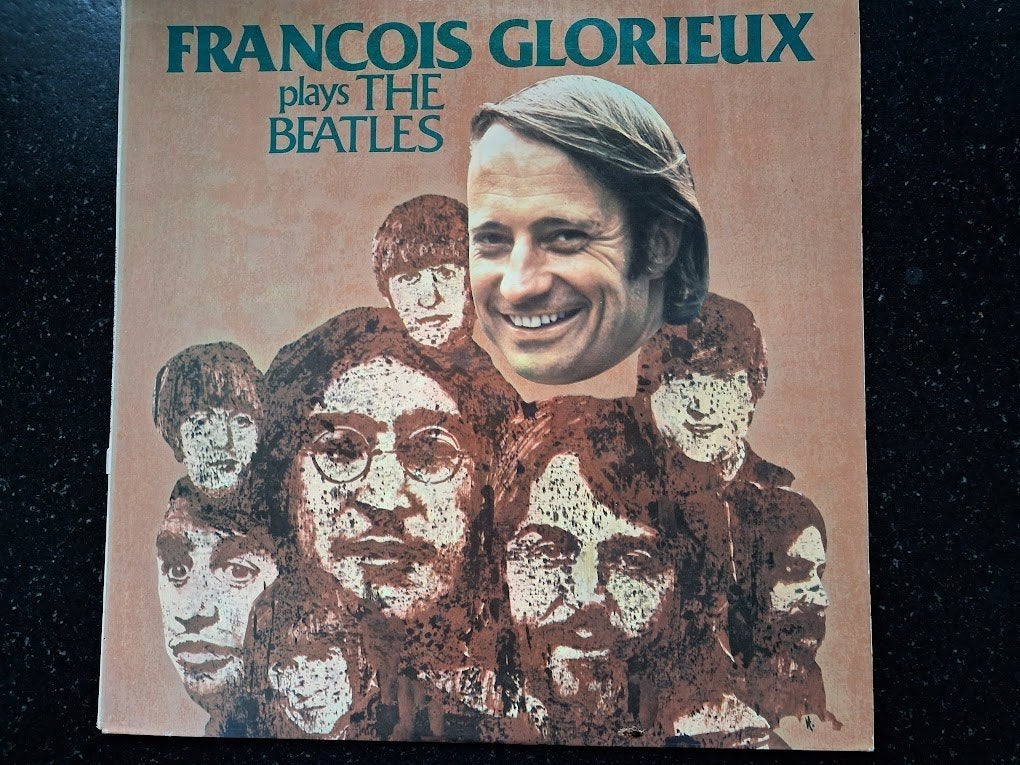 FRANCOIS GLORIEUX - PLAYS THE BEATLES (GESIGNEERD) - LP, Gesigneerd, Verzenden, Zo goed als nieuw, LP