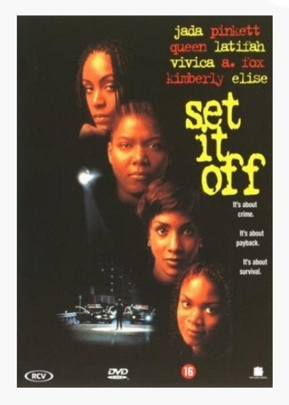 Set It Off DVD - Actiethriller met Jada Pinkett, Cd's en Dvd's, Vanaf 16 jaar, Nederlands, Actiethriller, Ophalen of Verzenden