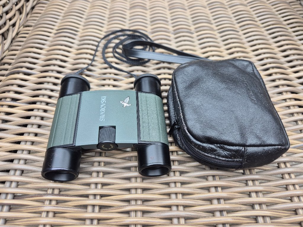 Swarovski verrekijker 8x20B Habicht Green, Dakkant (recht), Ophalen of Verzenden, Zo goed als nieuw, 8 tot 12x