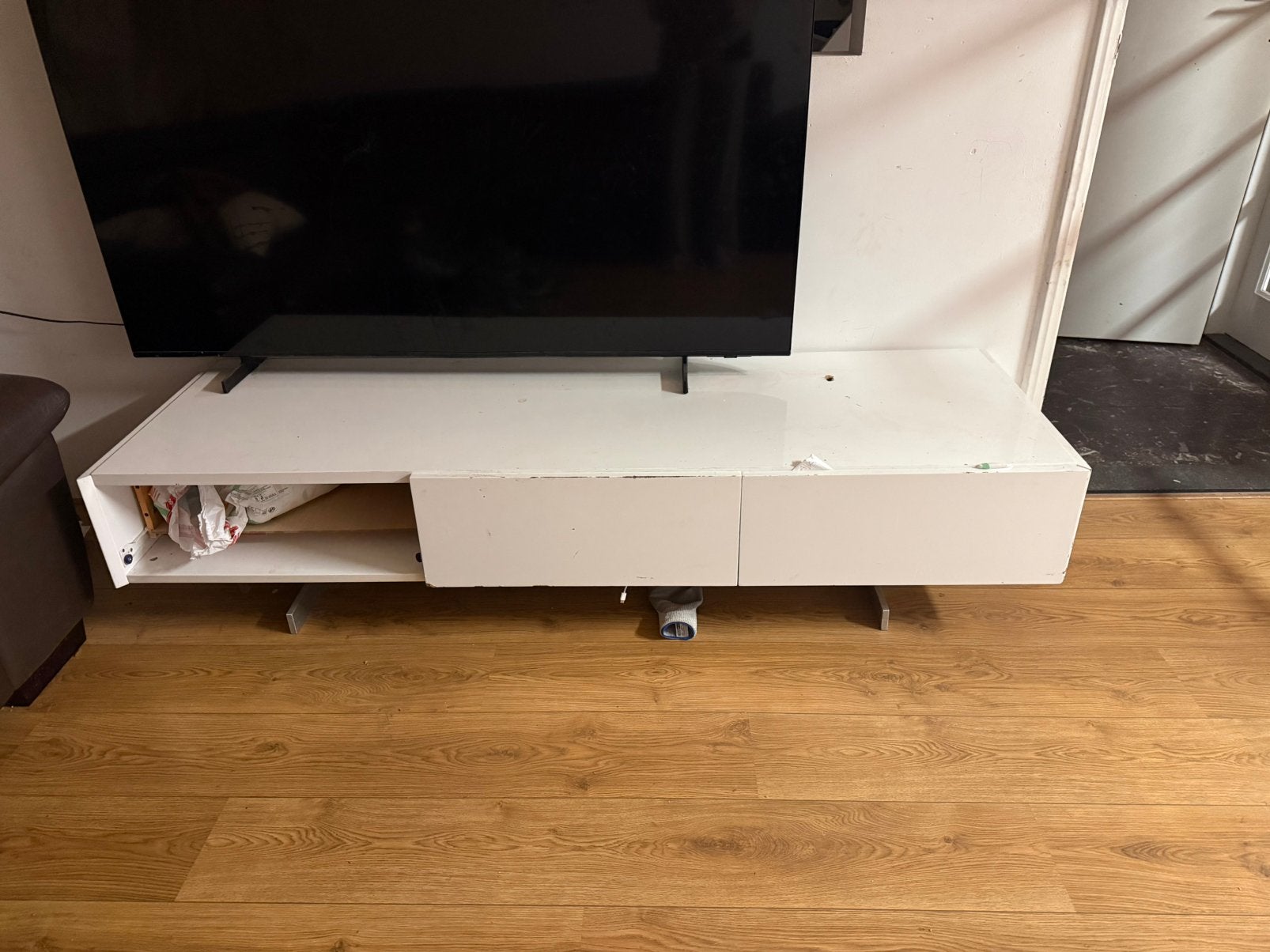Tv meubel, Ophalen, Zo goed als nieuw, 25 tot 50 cm, Minder dan 100 cm