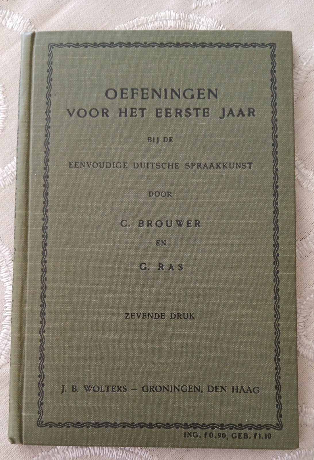 Oefeningen 1e jaar Eenvoudige Duitse Spraakkunst 1924, Ophalen of Verzenden, C.Brouwer en G.Ras