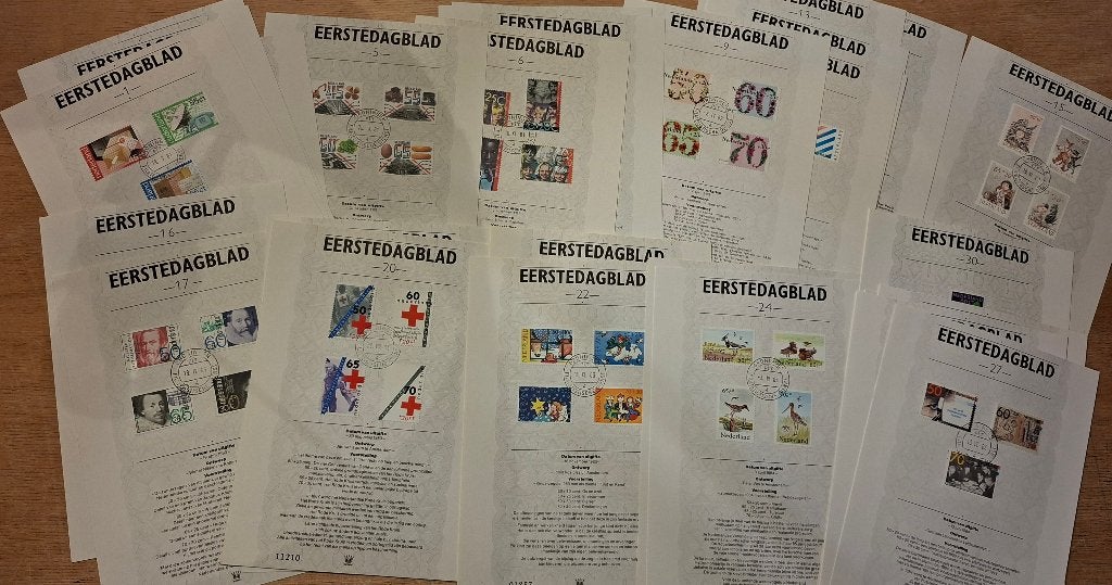 Eerstedagbladen nrs 1-30. (1981-1984 ) mooi gestempeld., Postzegels en Munten, Postzegels | Nederland, Ophalen of Verzenden, Na 1940
